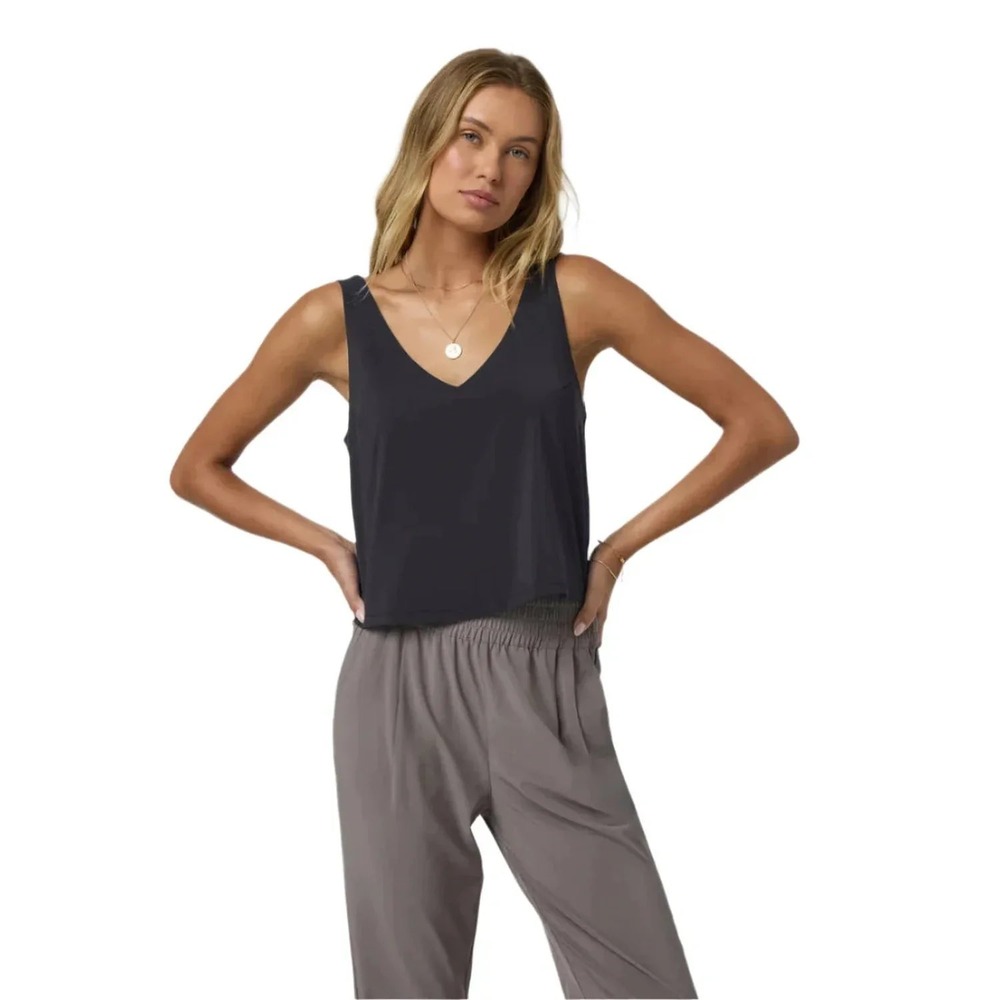 VUORI Villa Black Casual Tank Large